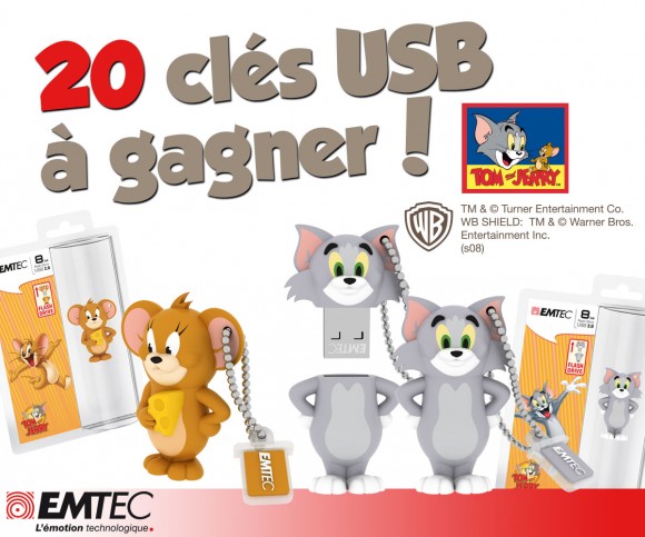 Clé USB Emtec, Chat, Tom, Dessin Animé, Clé USB Humoristique, Fun