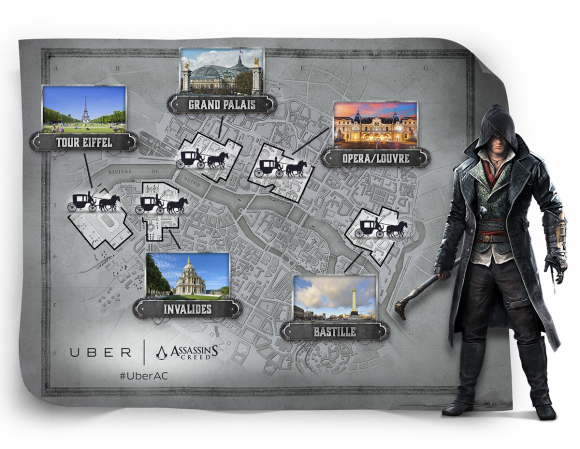 Carte Caleches Uber Assassin's Creed