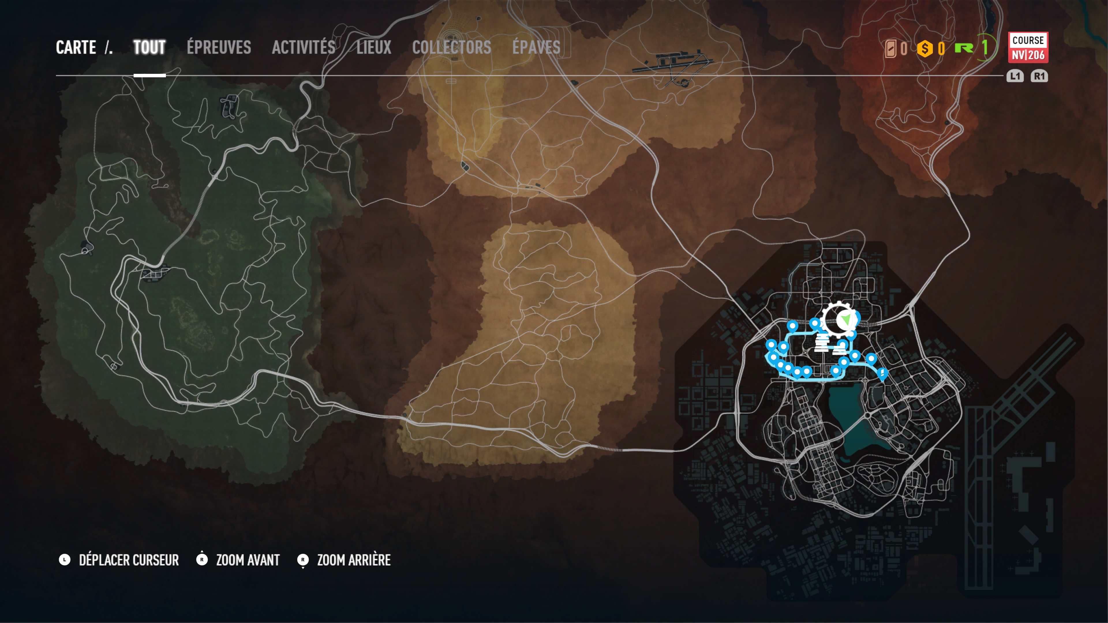 Need for speed payback трофеи карта