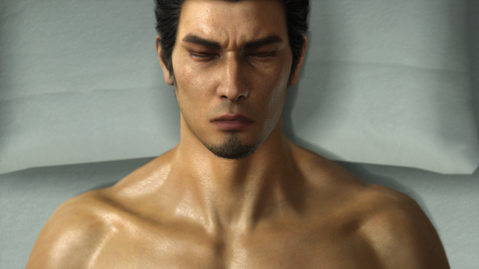 Yakuza 6 the song. Kazuma kiryu yakuza 6. yakuza 6 bed.