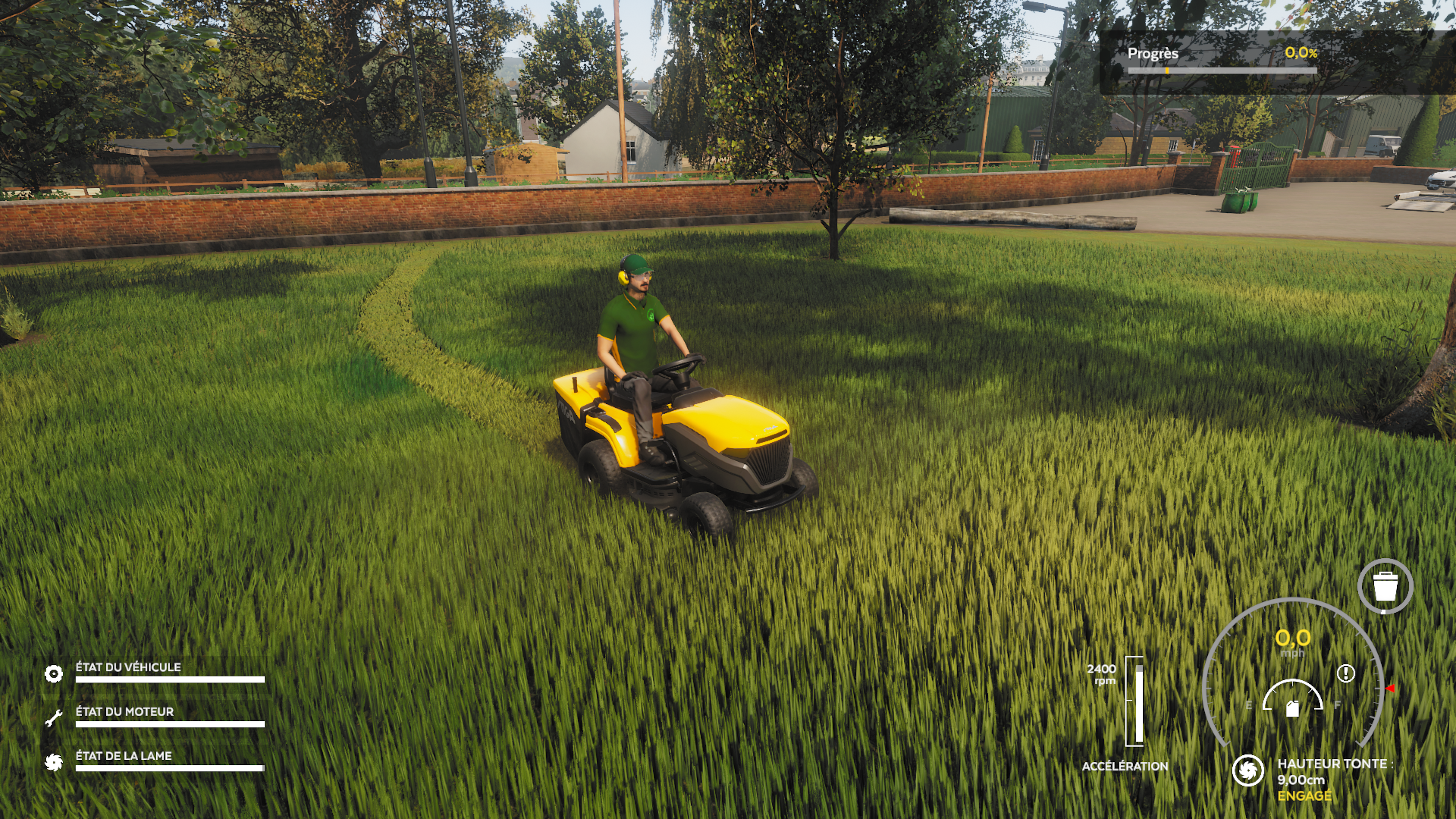 Lawn Mowing Simulator, le test du simulateur de tondeuse à gazon